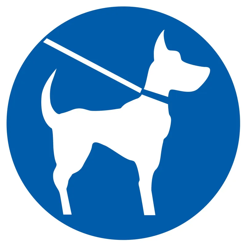 Panneau CHIEN EN LAISSE OBLIGATOIRE NO Taliaplast 622544 | 622544 Panneau CHIEN EN LAISSE OBLIGATOIRE NO Taliaplast 622544 | 622544