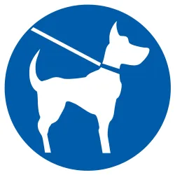Panneau CHIEN EN LAISSE OBLIGATOIRE NO Taliaplast 623544 | 623544