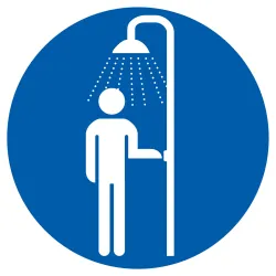 Panneau DOUCHE OBLIGATOIRE D.180 NORMA Taliaplast 627555 | 627555