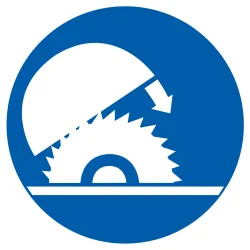 Panneau FERMER SCIE OBLIGATOIRE NORMAS Taliaplast 623561 | 623561