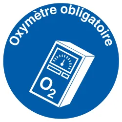 Panneau OXYMETRE OBLIGATOIRE NORMASIGN Taliaplast 627572 | 627572