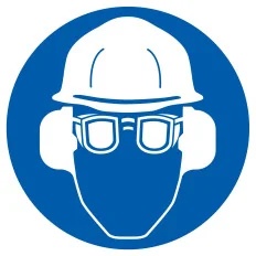 Panneau PROT.OBLIG.TETE/VUE/OUI D.420 Taliaplast 623502 | 623502