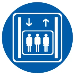 Panneau TRANSPORT DE PERSONNES EXCLU N Taliaplast 624570 | 624570