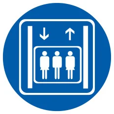 Panneau TRANSPORT DE PERSONNES EXCLU N Taliaplast 627570 | 627570