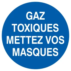 Panneau GAZ TOX.METTEZ VOS MASQ. D.300 Taliaplast 622534 | 622534