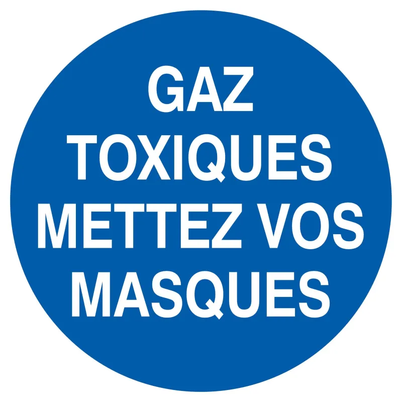 Panneau GAZ TOX.METTEZ VOS MASQ. D.300 Taliaplast 622534 | 622534 Panneau GAZ TOX.METTEZ VOS MASQ. D.300 Taliaplast 622534 | 622534
