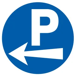 Panneau PARKING FLECHE A GAUCHE D.80 N Taliaplast 624521 | 624521