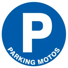 Panneau PARKING MOTOS D.80 NORMASIGN D Taliaplast 624576 | 624576