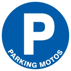 Panneau PARKING MOTOS NORMASIGN D.180 Taliaplast 627576 | 627576