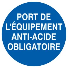 Panneau PORT EQ.ANTI- ACIDE OBLI NORMA Taliaplast 627538 | 627538