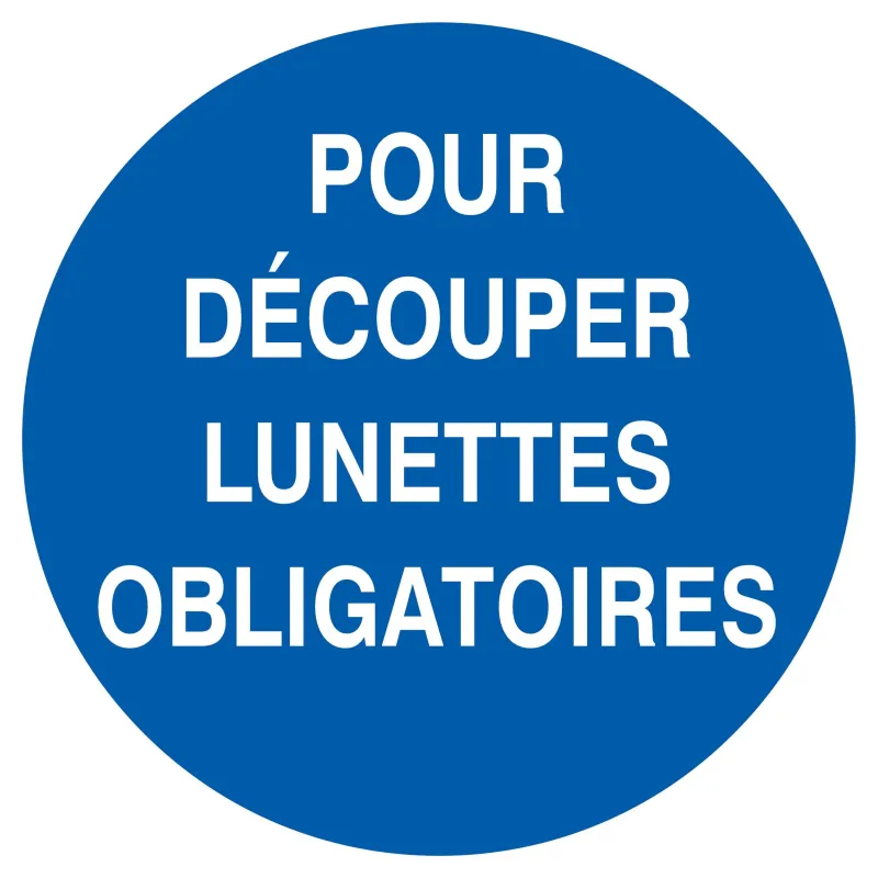 Panneau POUR DECOUP.LUN OBLIG D.300 NO Taliaplast 622531 | 622531