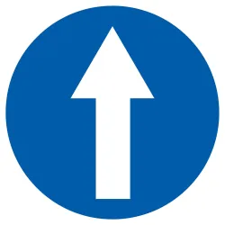 Panneau SENS OBLIG. NORMASIGN D.180 Taliaplast 627578 | 627578