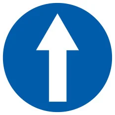 Panneau SENS OBLIGATOIRE D.300 NORMASI Taliaplast 622578 | 622578