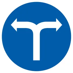 Panneau VIRAGE DROITE OU GAUCHE NORMAS Taliaplast 627581 | 627581