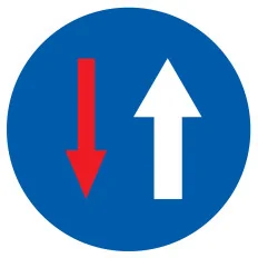 Panneau VOUS AVEZ LA PRIORITE D.80 NOR Taliaplast 624585 | 624585