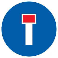Panneau VOIE SANS ISSUE NORMASIGN D.18 Taliaplast 627587 | 627587