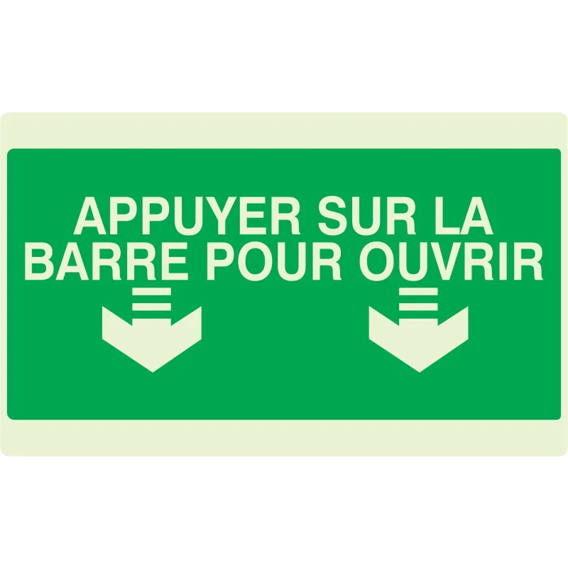 Panneau APPUYER S/BARRE POUR OUVRIR NO Taliaplast 631421 | 631421 Panneau APPUYER S/BARRE POUR OUVRIR NO Taliaplast 631421 | 631421