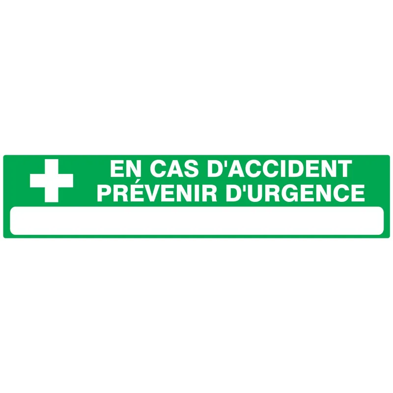 Panneau CAS ACCIDENT PREVEN.URGENCE NO Taliaplast 625412 | 625412 Panneau CAS ACCIDENT PREVEN.URGENCE NO Taliaplast 625412 | 625412