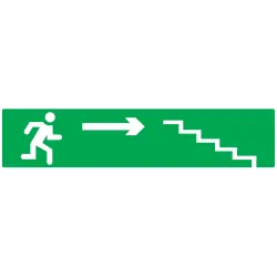 Panneau ESCALIER DESCEND.A DROITE NORM Taliaplast 625429 | 625429