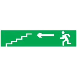 Panneau ESCAL.DESCEND. A GAUCHE NORMAS Taliaplast 625427 | 625427