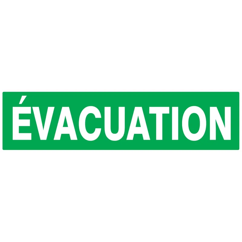 Panneau EVACUATION 200X52 NORMASIGN 20 Taliaplast 620405 | 620405 Panneau EVACUATION 200X52 NORMASIGN 20 Taliaplast 620405 | 620405