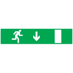 Panneau EVACUATION SORTIE BAS DROITE N Taliaplast 625426 | 625426