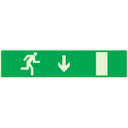 Panneau EVACUATION SORTIE BAS DROITE N Taliaplast 635426 | 635426