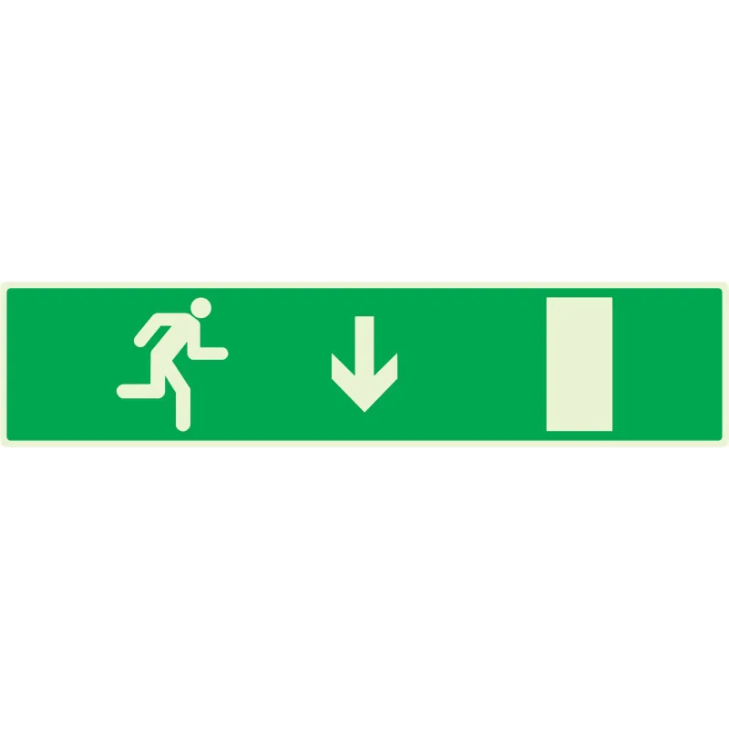 Panneau EVACUATION SORTIE BAS DROITE N Taliaplast 635426 | 635426