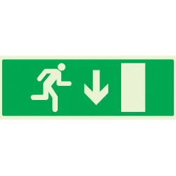 Panneau EVACUATION SORTIE BAS DROITE N Taliaplast 636426 | 636426