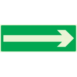 Panneau FLECHE (SECOURS) NORMASIGN LUM Taliaplast 636419 | 636419