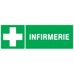Panneau INFIRMERIE NORMASIGN 330X120 Taliaplast 626408 | 626408