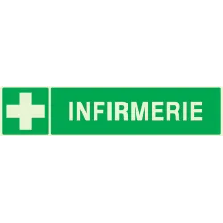 Panneau INFIRMERIE LUMINESCENT 330x75m Taliaplast 635403 | 635403