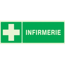 Panneau INFIRMERIE NORMASIGN LUMINESCE Taliaplast 636403 | 636403