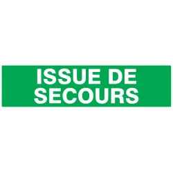Panneau ISSUE SECOURS 200X52 NORMASIGN Taliaplast 620431 | 620431