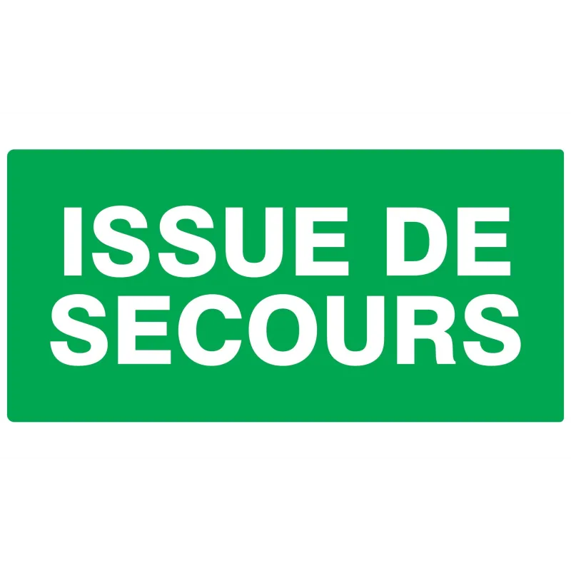 Panneau ISSUE DE SECOURS 330X200 NORMA Taliaplast 621402 | 621402 Panneau ISSUE DE SECOURS 330X200 NORMA Taliaplast 621402 | 621402