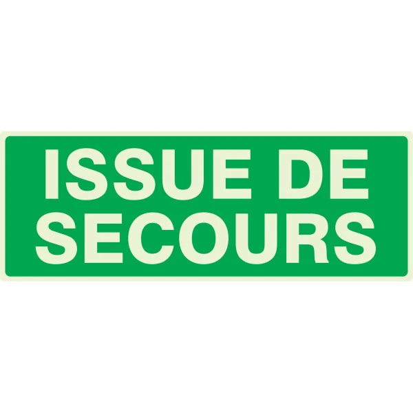 Panneau ISSUE DE SECOURS NORMASIGN LUM Taliaplast 636402 | 636402 Panneau ISSUE DE SECOURS NORMASIGN LUM Taliaplast 636402 | 636402