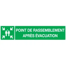 Panneau POINT RASSEMBL.APRES EVACUATI. Taliaplast 625407 | 625407