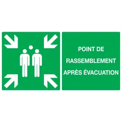 Panneau POINT RASSEMBL.APRES EVACUATI. Taliaplast 621406 | 621406