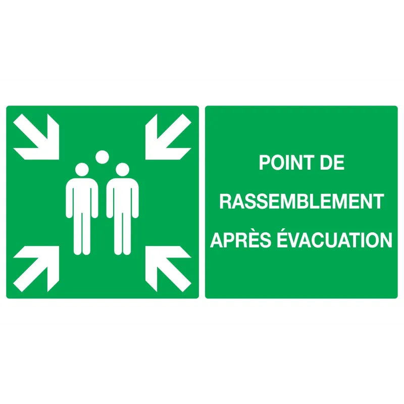 Panneau POINT RASSEMBL.APRES EVACUATI. Taliaplast 621406 | 621406 Panneau POINT RASSEMBL.APRES EVACUATI. Taliaplast 621406 | 621406