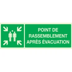 Panneau POINT RASSEMBL.APRES EVACUATI. Taliaplast 636408 | 636408