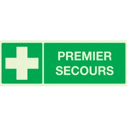 Panneau PREMIER SECOURS 330X120 NORMAS Taliaplast 636406 | 636406