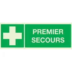 Panneau PREMIER SECOURS 330X120 NORMAS Taliaplast 636406 | 636406