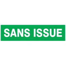 Panneau SANS ISSUE (SECOURS) 200X52 NO Taliaplast 620416 | 620416