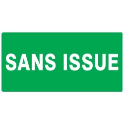 Panneau SANS ISSUE (SECOURS) 330X200 N Taliaplast 621417 | 621417