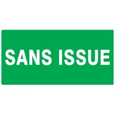 Panneau SANS ISSUE (SECOURS) 330X200 N Taliaplast 621417 | 621417