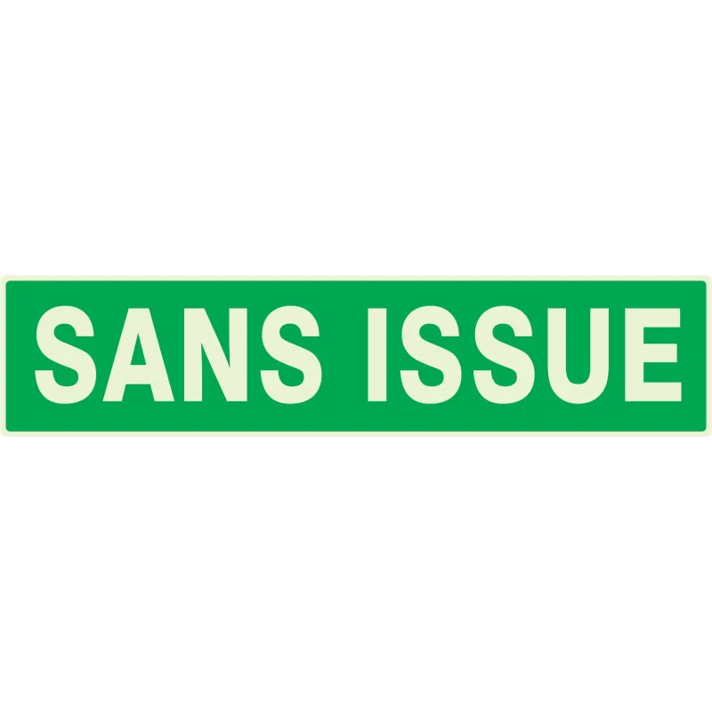 Panneau SANS ISSUE (SECOURS) NORMASIGN Taliaplast 635416 | 635416 Panneau SANS ISSUE (SECOURS) NORMASIGN Taliaplast 635416 | 635416