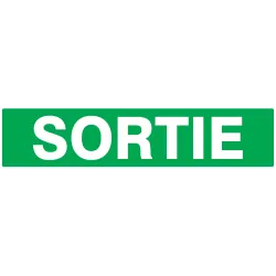 Panneau SORTIE NORMASIGN 330X75 Taliaplast 625404 | 625404