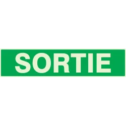 Panneau SORTIE NORMASIGN LUMINESCENT 3 Taliaplast 635404 | 635404