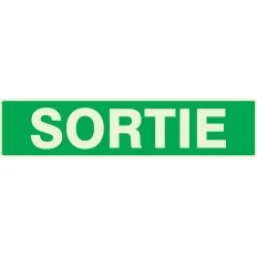 Panneau SORTIE NORMASIGN LUMINESCENT 3 Taliaplast 635404 | 635404