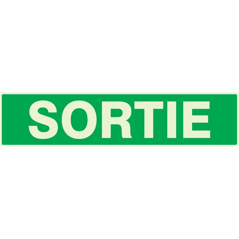 Panneau SORTIE NORMASIGN LUMINESCENT 3 Taliaplast 635404 | 635404 Panneau SORTIE NORMASIGN LUMINESCENT 3 Taliaplast 635404 | 635404